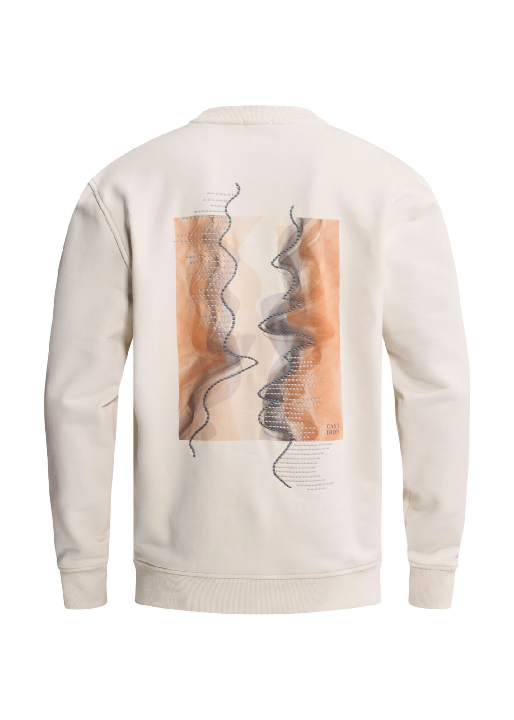 CASTIRON Crewneck relaxed fit graphic - wit