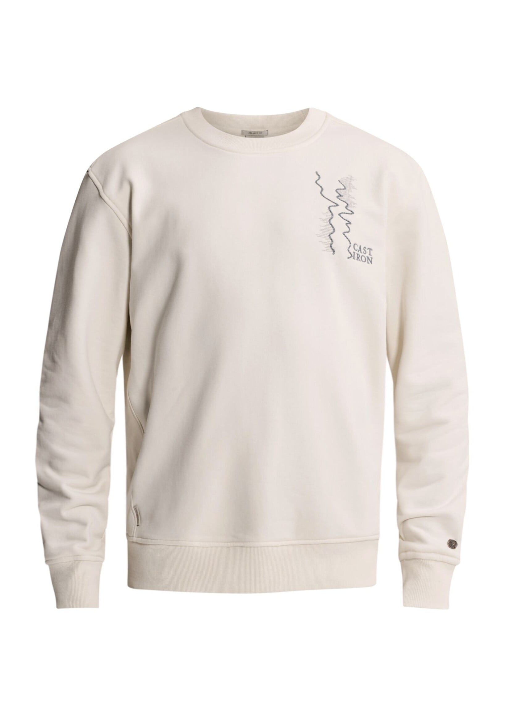 CASTIRON Crewneck relaxed fit graphic - wit
