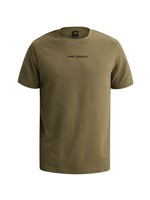 PME LEGEND Short sleeve r-neck flat waffle jersey - groen