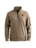 PME LEGEND Half zip collar interlock jersey