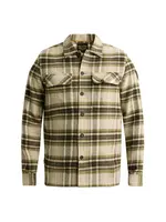 PME LEGEND Overshirt met lumberjack ruitpatroon