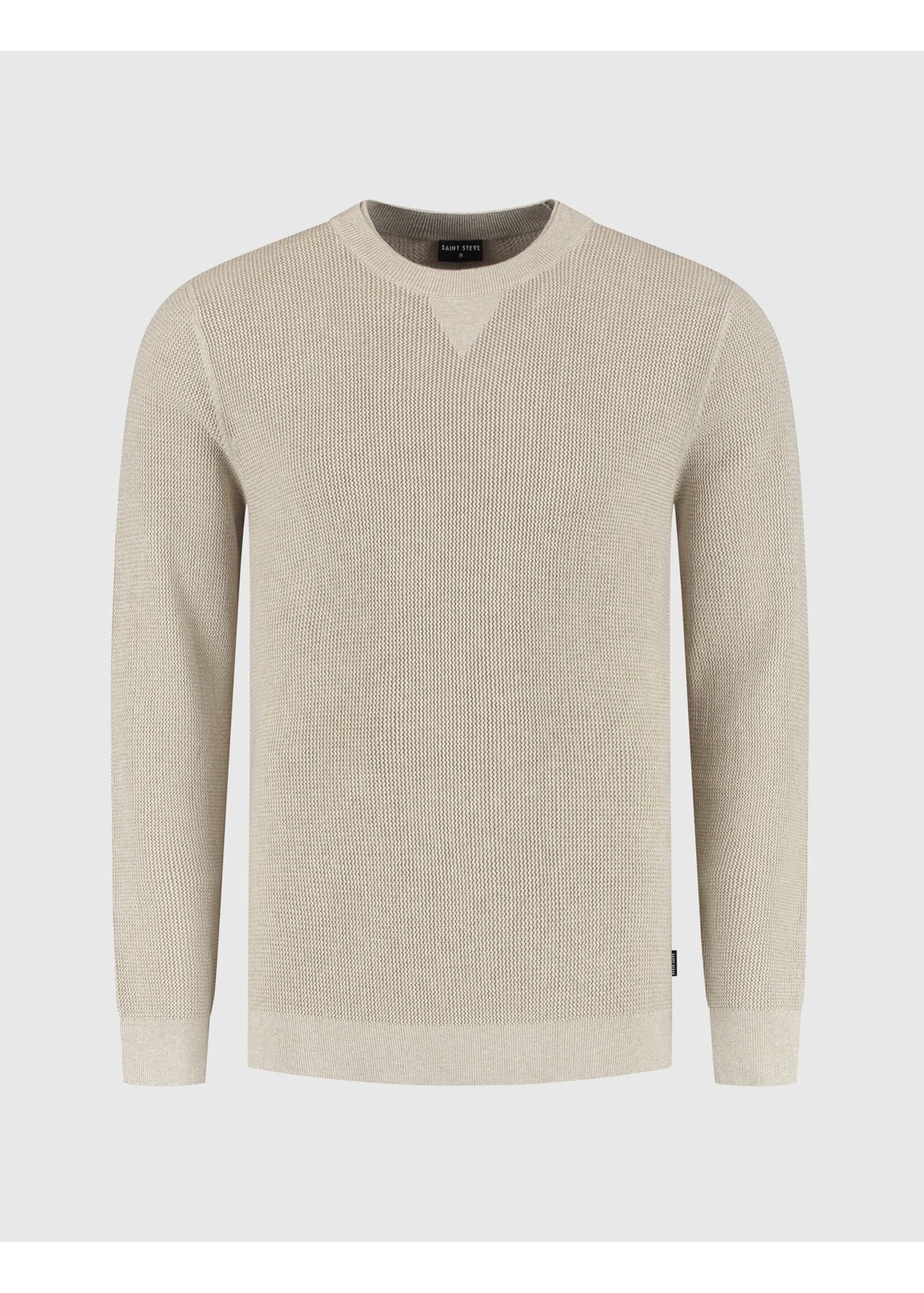 SAINT STEVE   SAINT STEVE knitted sweater - sand  edwin