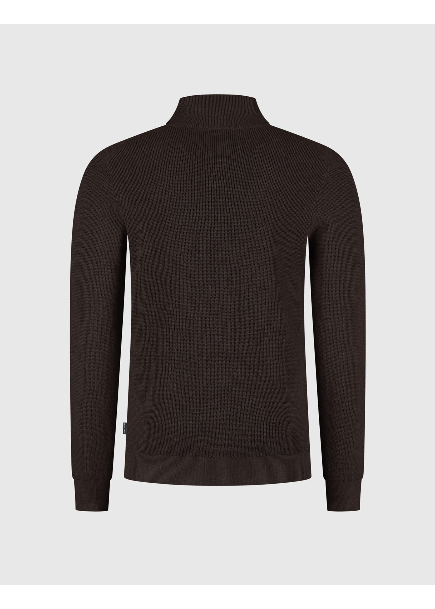 SAINT STEVE  SAINT STEVE knitted vest - koffie elco