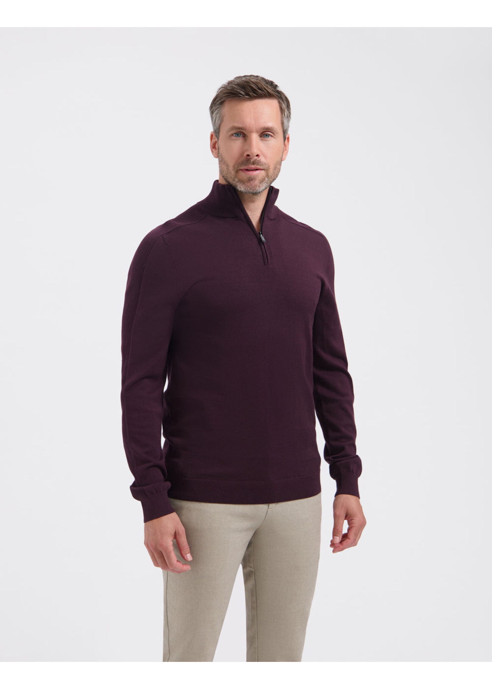 SAINT STEVE  Knitted trui SAINT STEVE Merlot