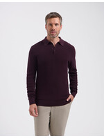 SAINT STEVE  SAINT STEVE Knitted polo Merlot