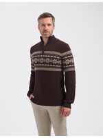 SAINT STEVE  SAINT STEVE Knitted trui koffie