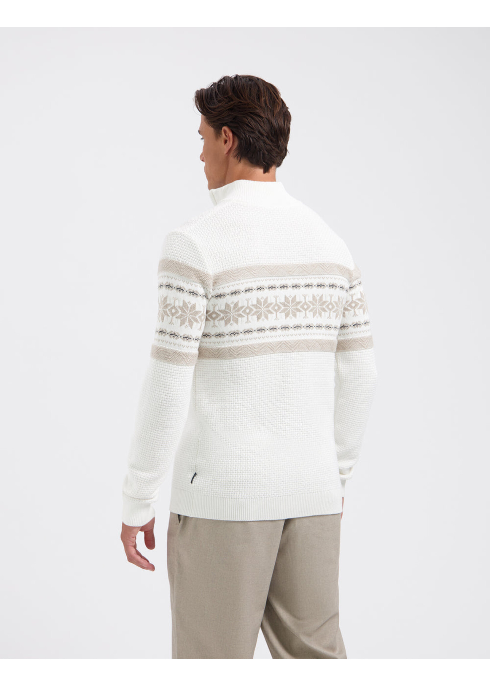 SAINT STEVE  SAINT STEVE Knitted trui White Sand