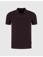 SAINT STEVE  SAINT STEVE Knitted Polo Merlot