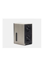 Dutch & Dutch 8C speaker, black baffle, white cabinet