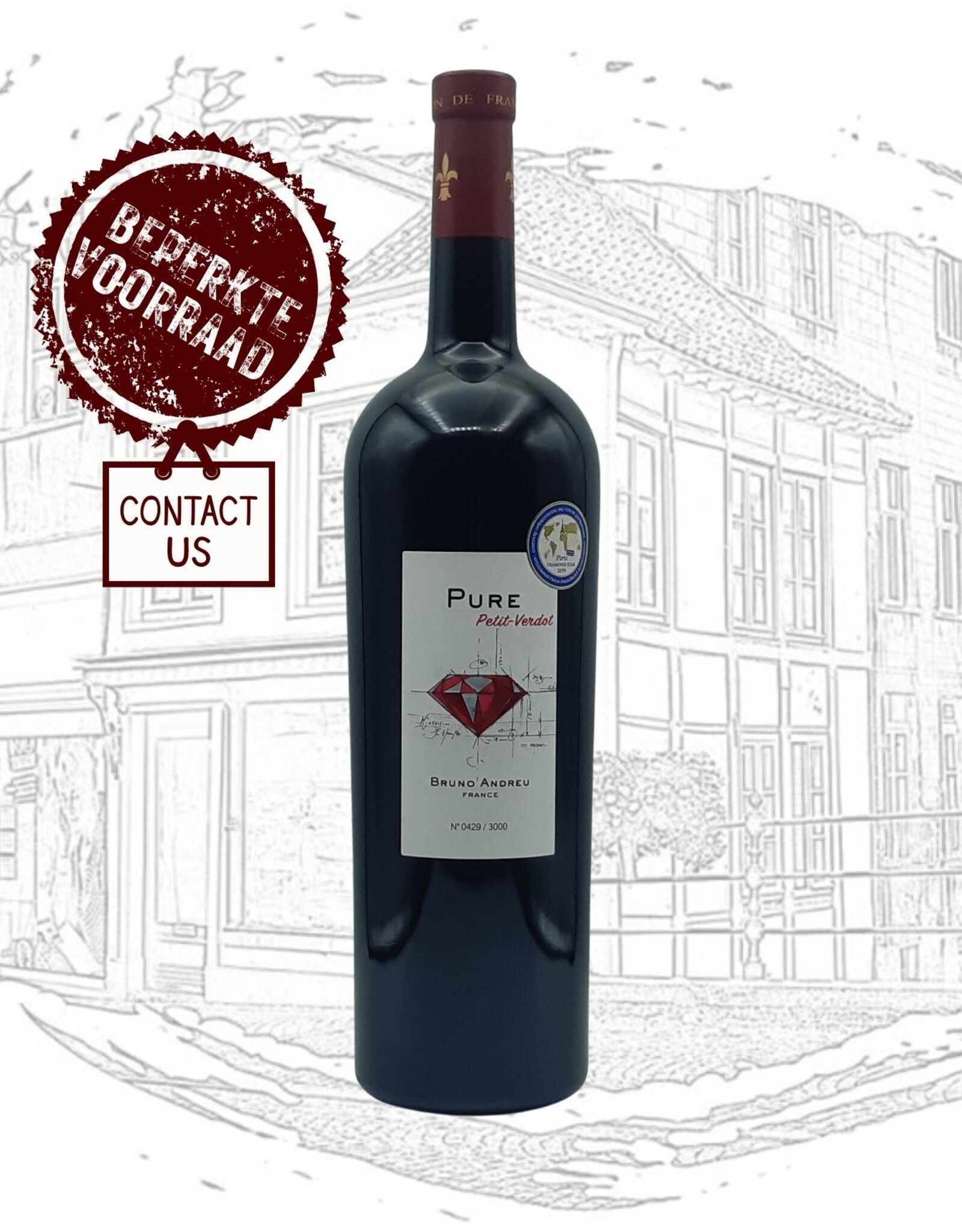 Bruno Andreu Bruno Andreu - Pure Petit Verdot - Magnum 2021