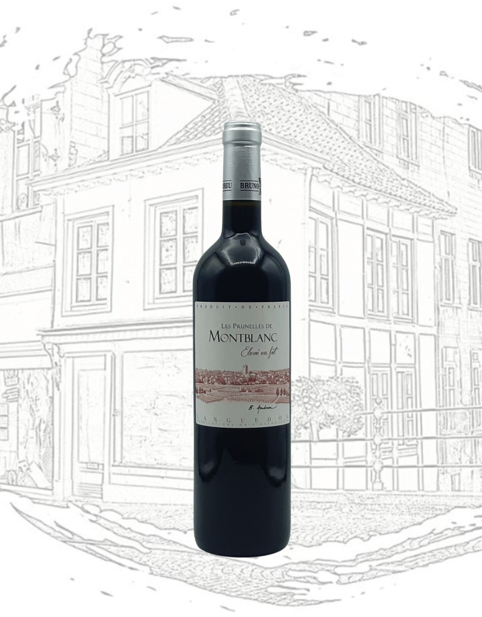Bruno Andreu Les Prunelles de Montblanc - Elevé en fût Rouge 2021