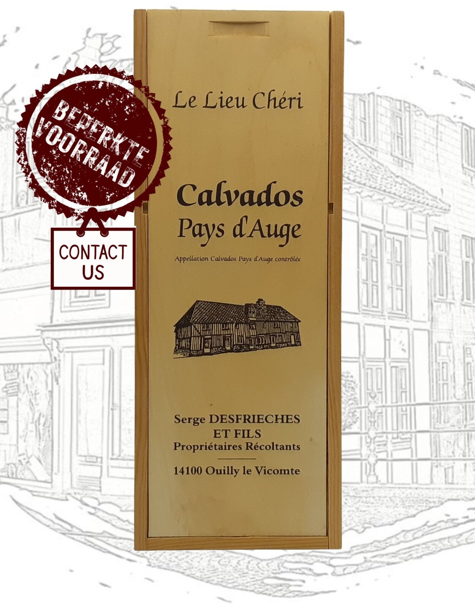 Le Lieu Chéri Le Lieu Chéri - Calvados 5 ans d’age - Magnum + houten kistje
