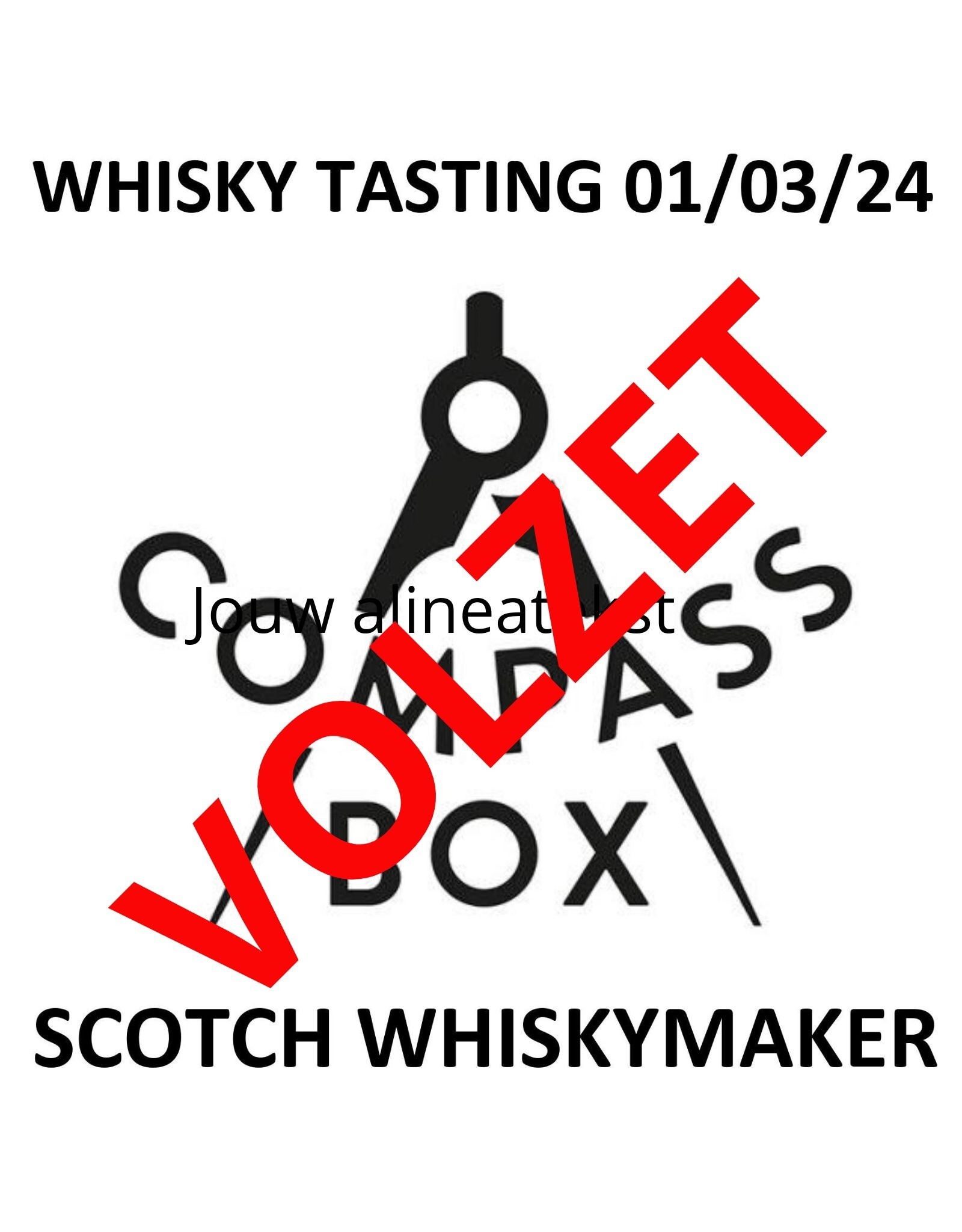 Whisky tasting Compass Box