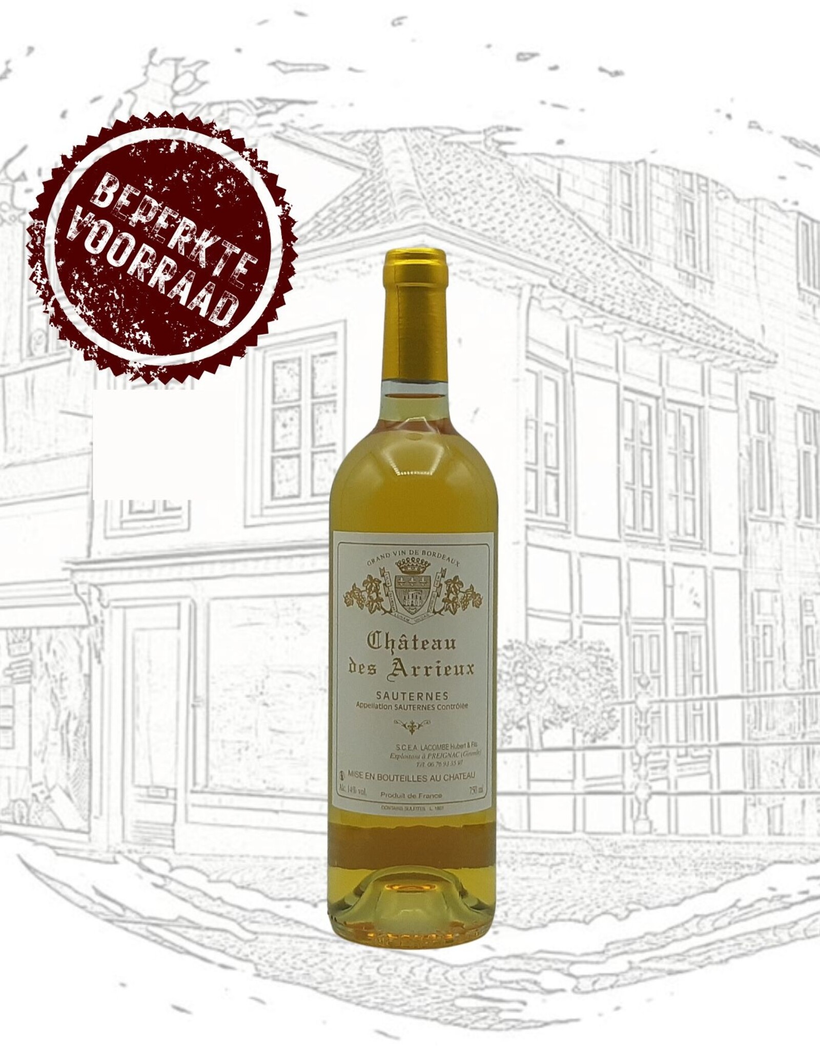 Château des Arrieux Châteaux des Arrieux - Sauternes 1998