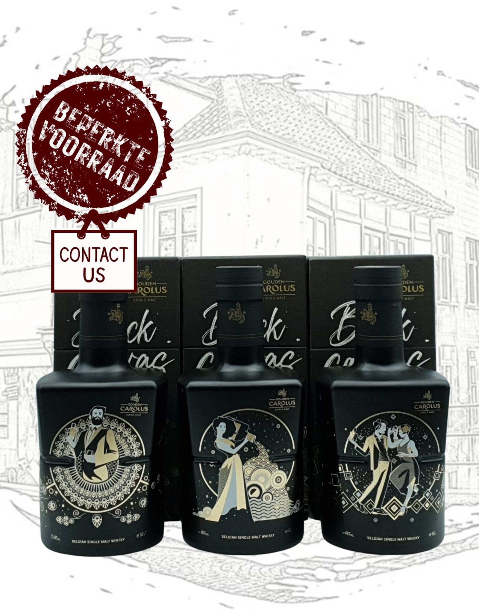 Brouwerij & Stokerij Het Anker Brouwerij & Stokerij Het Anker - Black Canvas Series (set van 3 flessen)