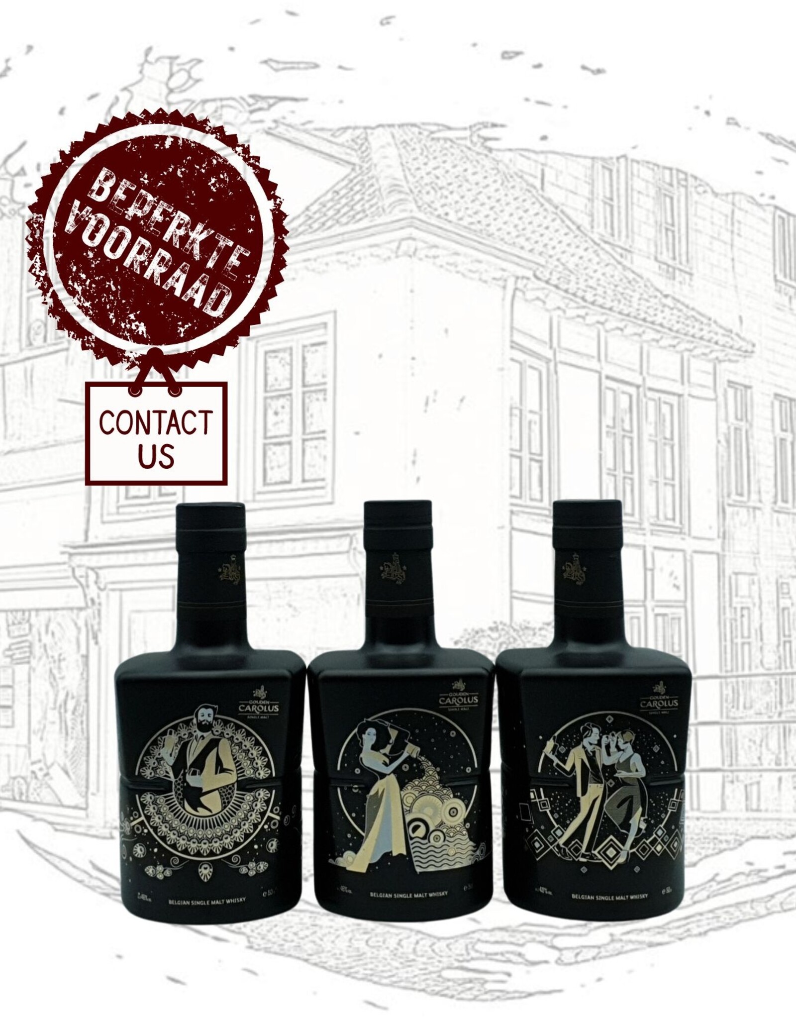 Brouwerij & Stokerij Het Anker Brouwerij & Stokerij Het Anker - Black Canvas Series (set van 3 flessen)