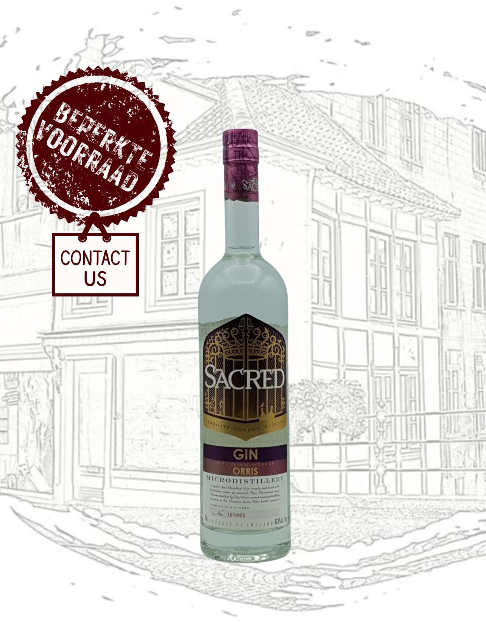 Sacred Spirits Sacred Gin - Orris