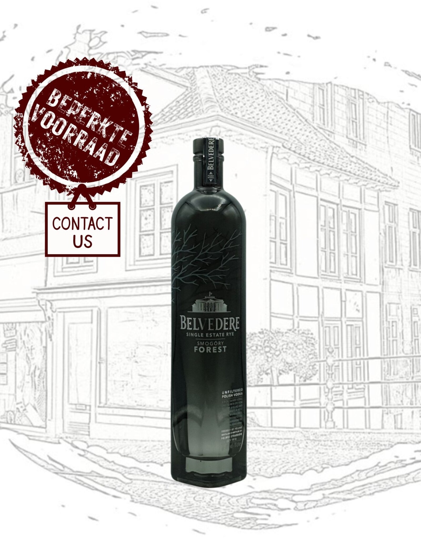Belvedere Vodka - Belvedere Single Estate Rye Lake Bartężek