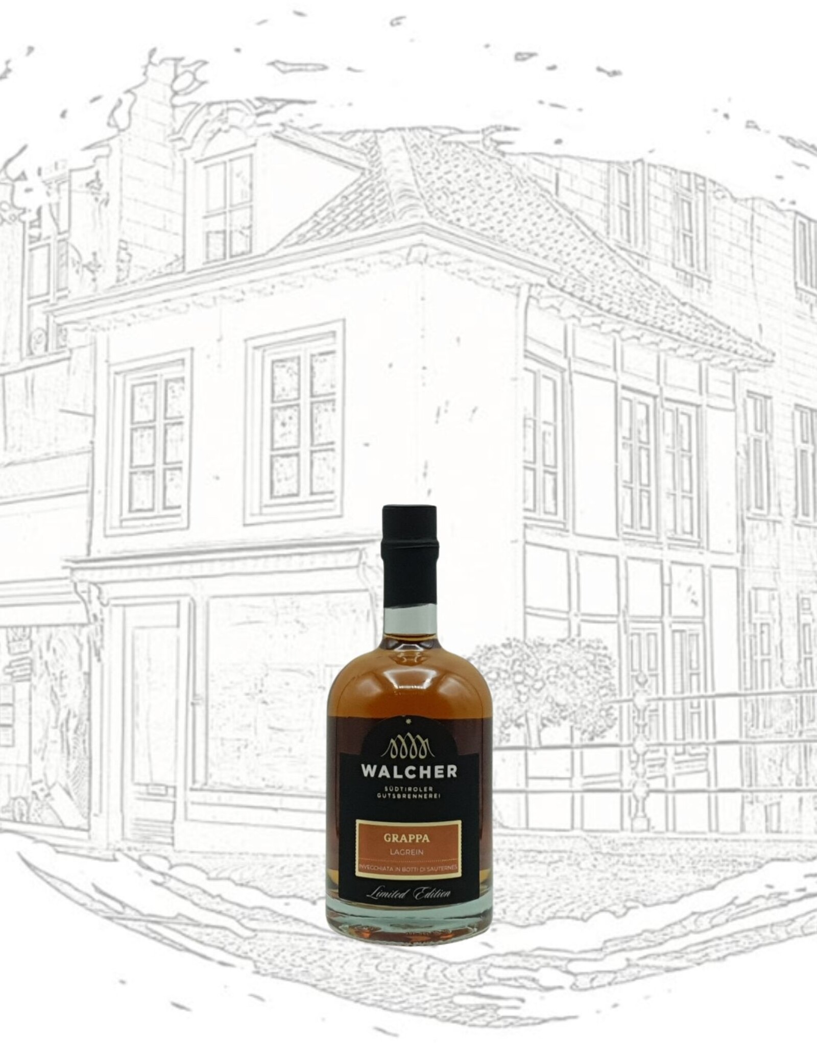 Distilleria Walcher Distilleria Walcher - Grappa Lagrein - Invecchiata in botti di Sauternes - 50 cl