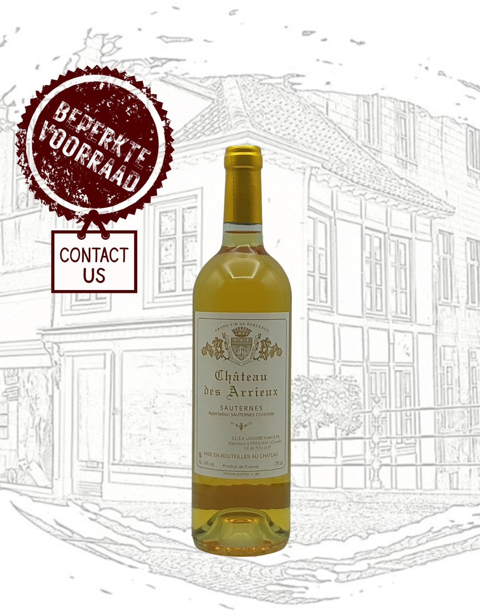 Château des Arrieux Châteaux des Arrieux - Sauternes 2020