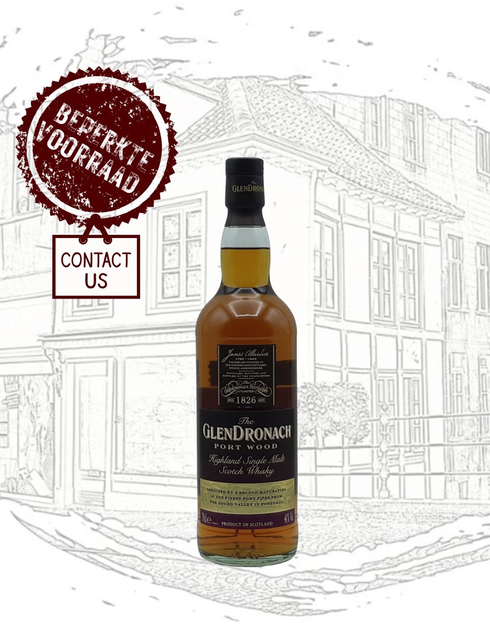 GlenDronach Distillery (The) GlenDronach - Port Wood (10 years)