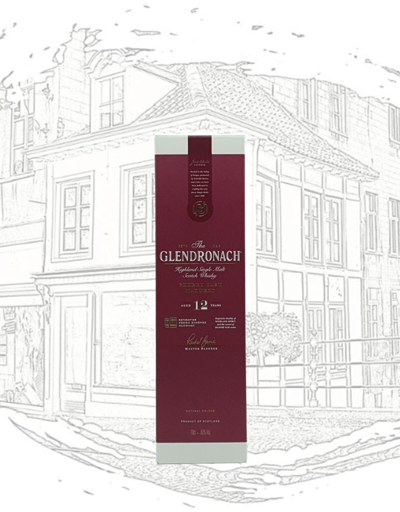 GlenDronach Distillery (The) GlenDronach -  12 years "Sherry Cask Matured" NEW