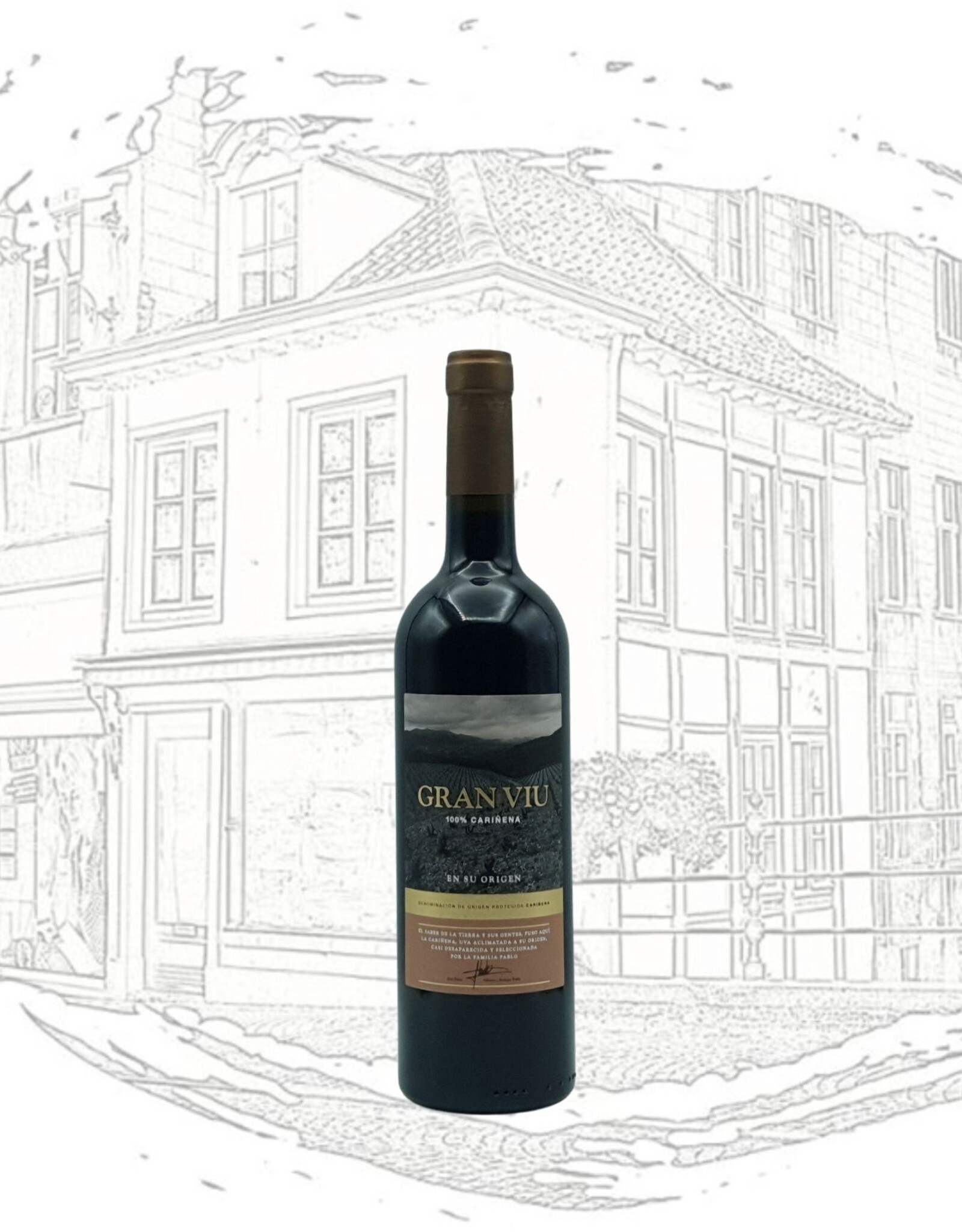 Viñedos y Bodegas Pablo Viñedos y Bodegas Pablo - Gran Viu 100 % Cariñena 2015