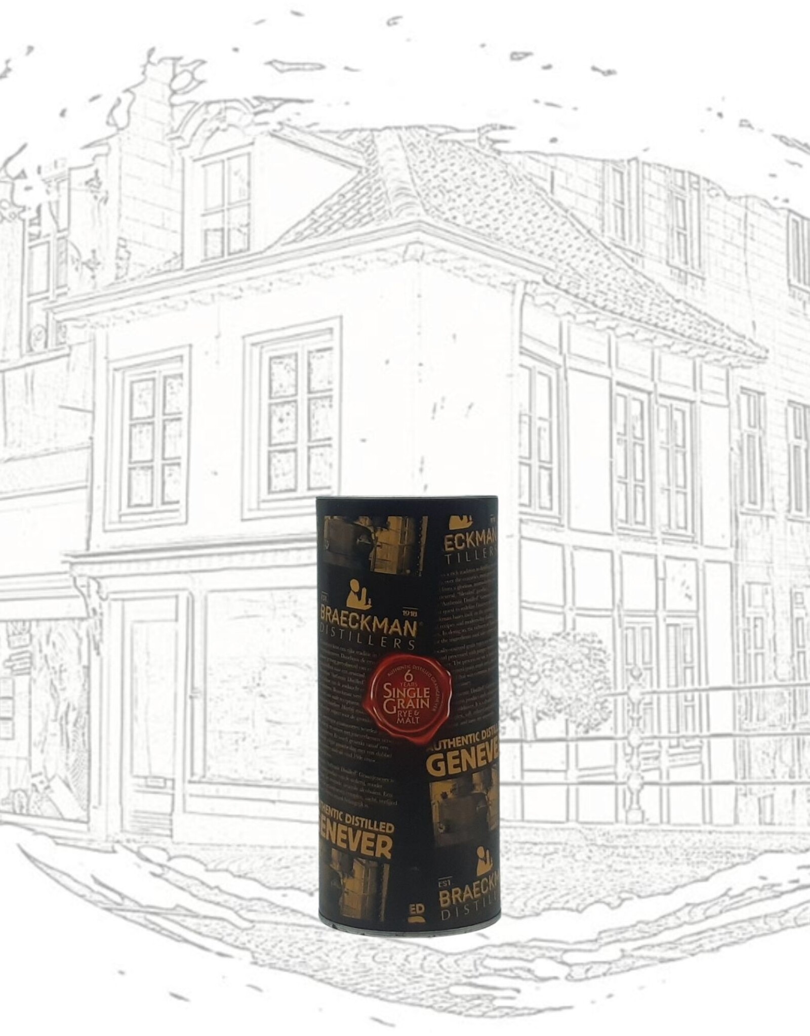 Braeckman Graanstokerij Braeckman Graanstokerij - Single Grain Genever - Rye & Malt - 6 years - 50 cl