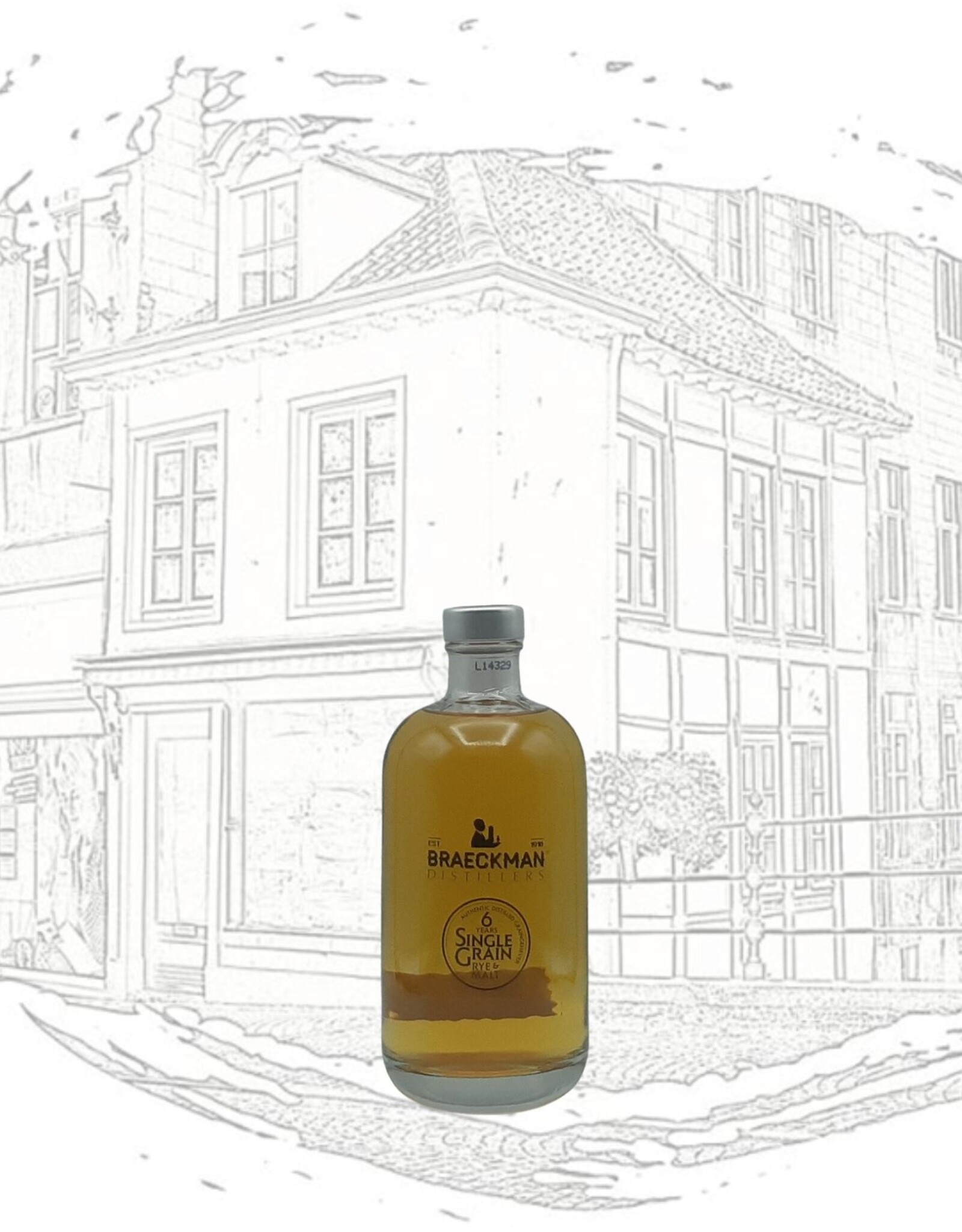 Braeckman Graanstokerij Braeckman Graanstokerij - Single Grain Genever - Rye & Malt - 6 years - 50 cl