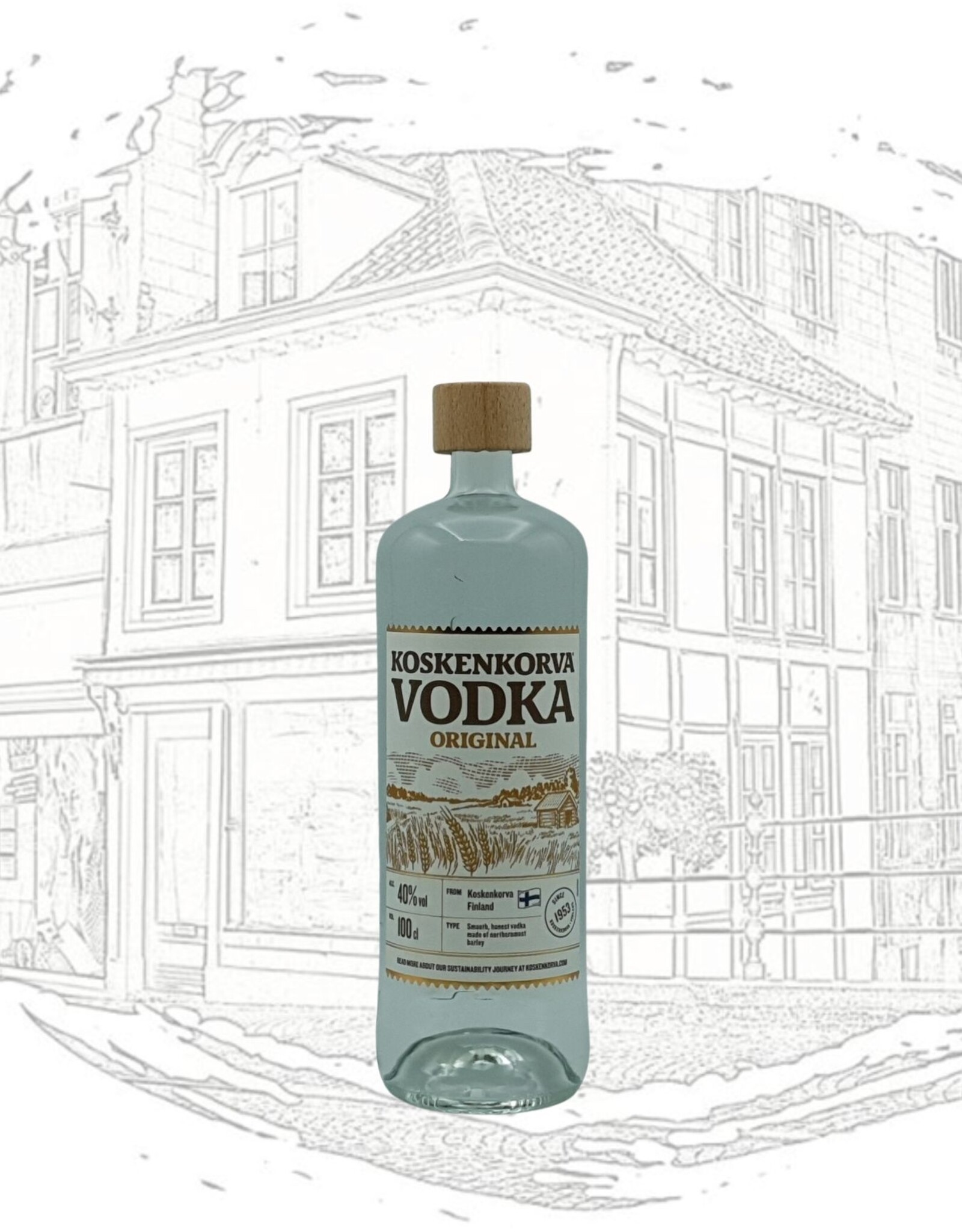 Koskenkorva Vodka - Original Liter