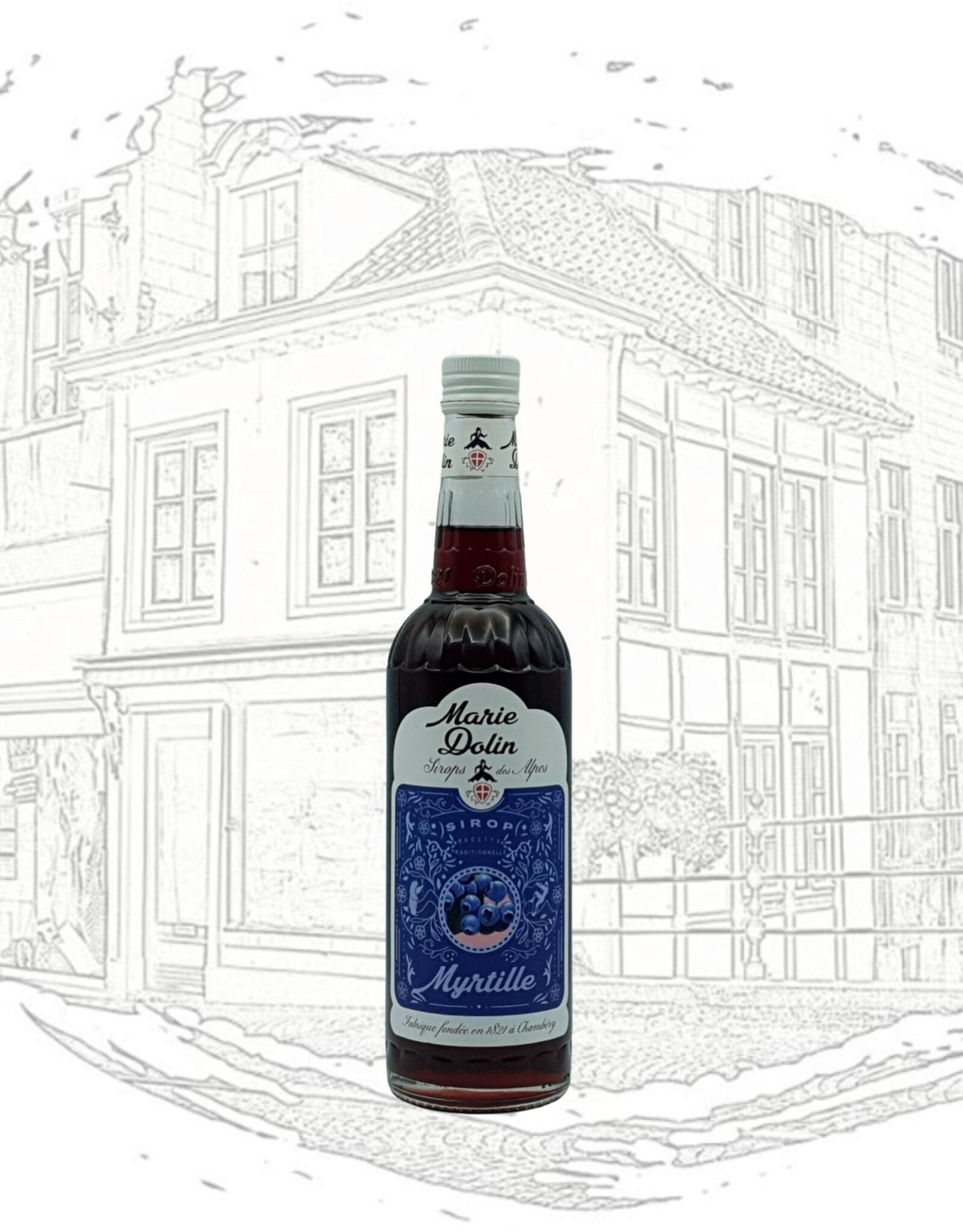 Dolin Marie Dolin - Sirop de Myrtille (blauwe bosbes) - 70 cl