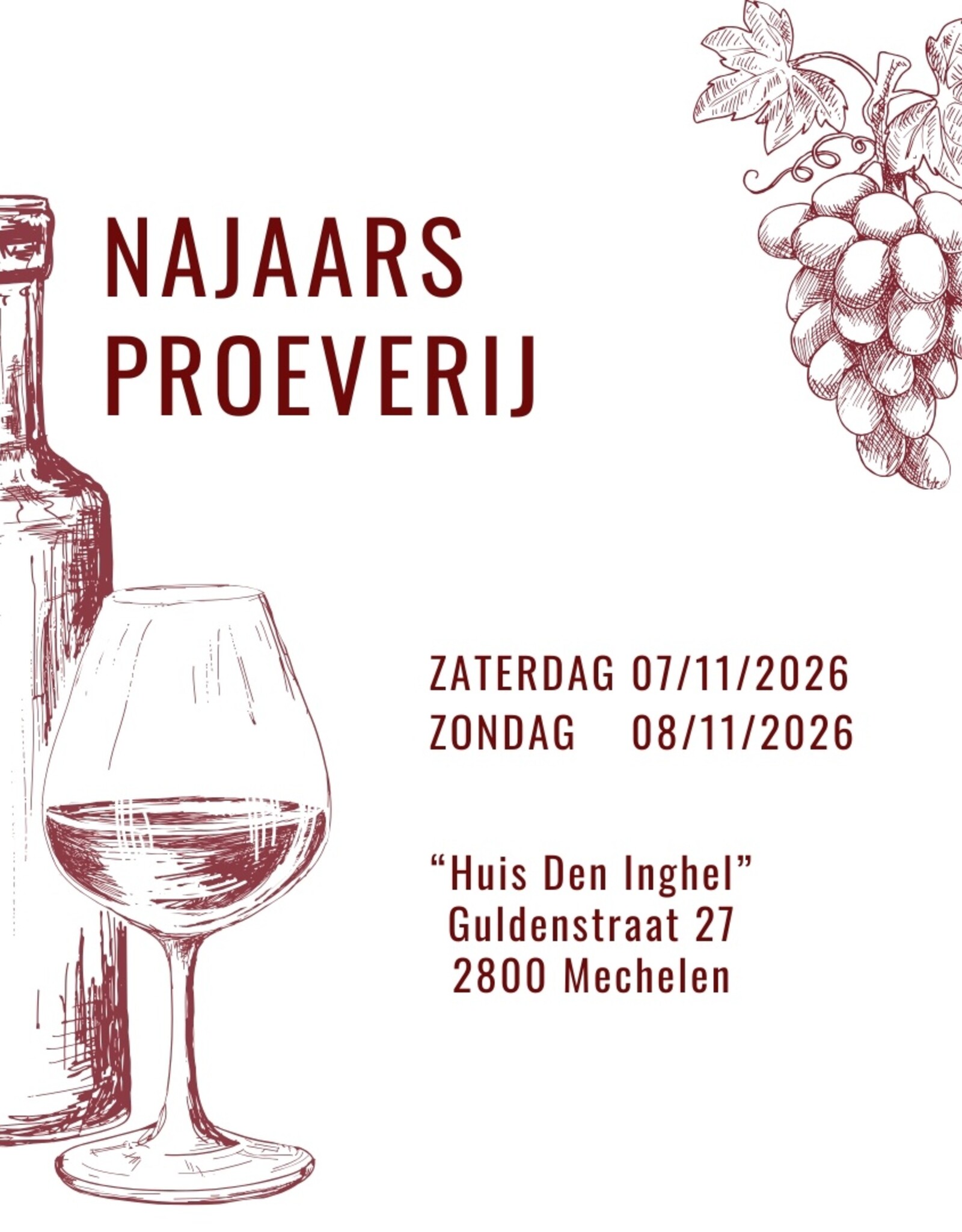 Najaarsproeverij 2026