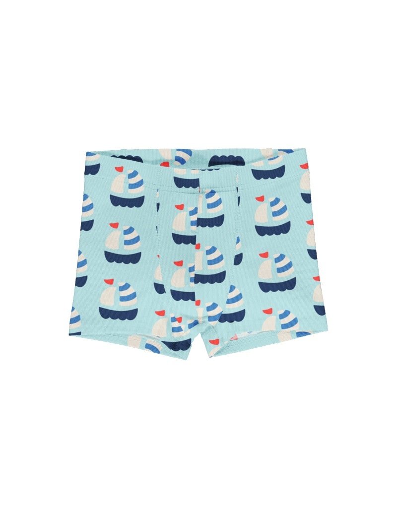 Maxomorra Maxomorra - boxershort, lichtblauw, sailboat