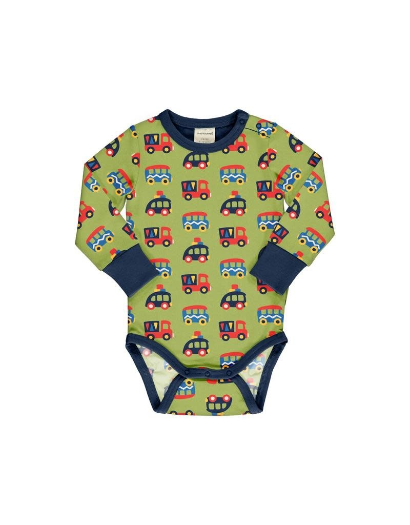 Maxomorra Maxomorra - body, ls, colourful cars (0-2j)