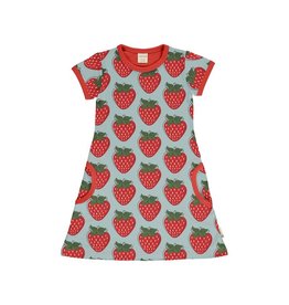 Maxomorra Jurk, strawberry (0-2j)