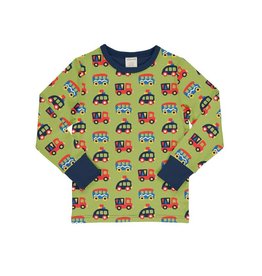 Maxomorra Shirt, colourful cars (0-2j)