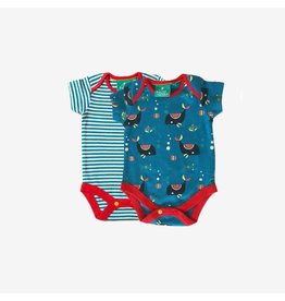 Little Green Radicals Body's, ss, Sea Life (0-2j)