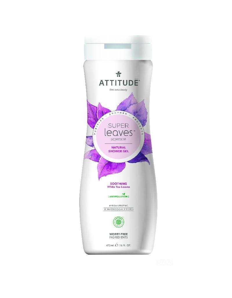 Attitude Attitude - showergel, Soothing, white tea leaves