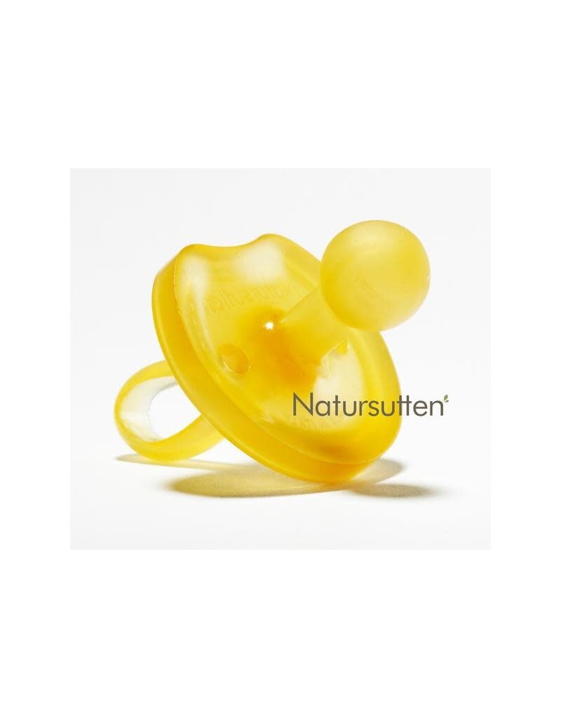 Natursutten Natursutten - Natural pacifier, butterfly, rounded, 0-6 maand