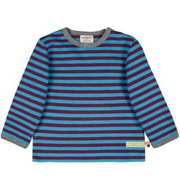 Loud+Proud Shirt, streepjes, plum/aqua (3-16j)