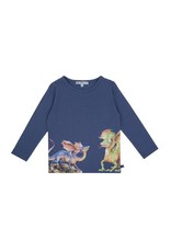 Enfant Terrible Enfant Terrible - shirt, blauwgrijs, drakenprint (3-16j)