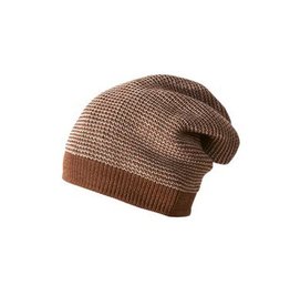 Disana Longbeanie, hazelnut/grey (3-16j)