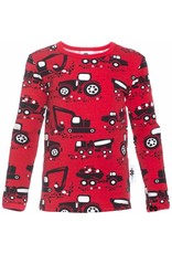 Paapii Paapii - shirt, uljas, red, machines (0-2j)