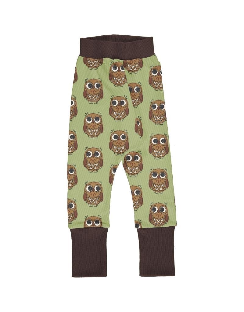 Maxomorra Maxomorra - broek, drop crotch, sweat owl (0-2j)