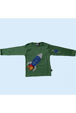 Ubang Ubang - shirt, hedge green, rocket (0-2j)