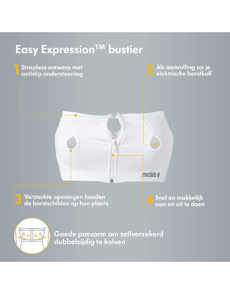 Medela Medela - kolfBH, Easy Expression Bustier, zwart