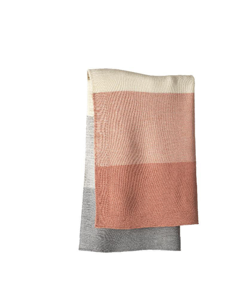 Disana Disana - deken, knitted, roze/ecru, 100 x 80 cm