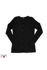 MaM MaM - cardigan, wol, foggy black