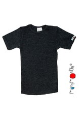 ManyMonths ManyMonths - T-shirt, wol, foggy black (3-16j)