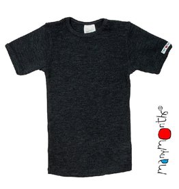 ManyMonths T-shirt, foggy black (3-16j)